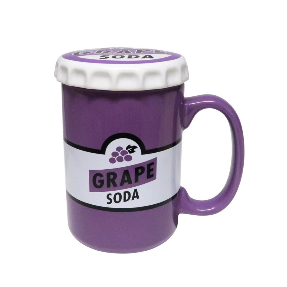 💜DISNEY- Pixar’s Up Purple Grape Soda Mug with Lid, NWOT